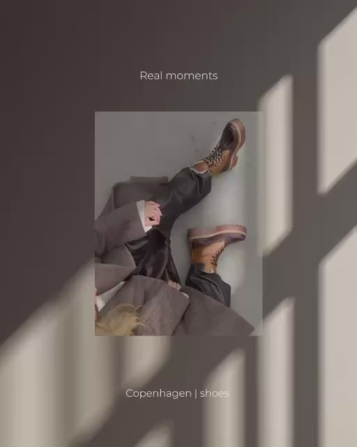 COPENHAGEN SHOES REAL MOMENTS Laarzen 907 BROWN/COGNAC
