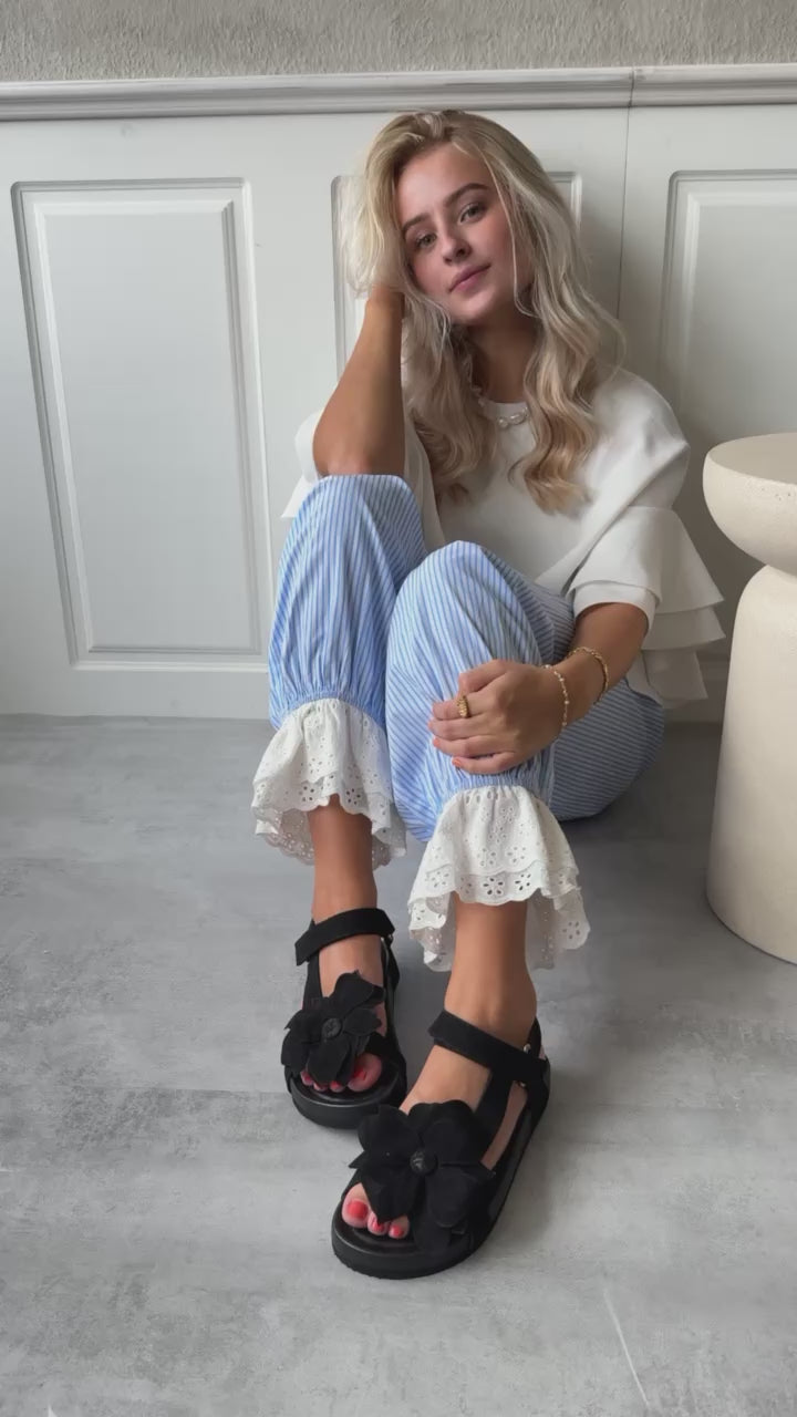 MY FLOWERS - BLACK – Copenhagenshoes.nl