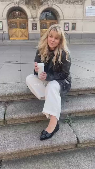 COPENHAGEN SHOES KEEP DREAMING PATENT Ballerinas 0001 BLACK