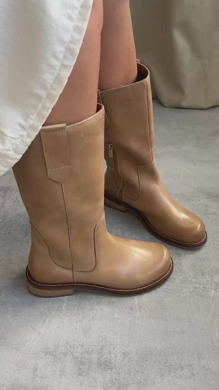 COPENHAGEN SHOES ALL DAY Laarzen 632 TAN