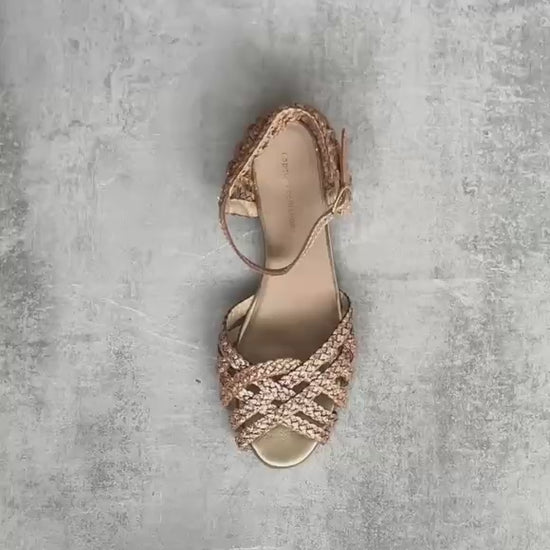 COPENHAGEN SHOES ENDLESS LOVE Sandalen 125 TAN