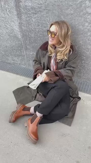 COPENHAGEN SHOES YOU AND ME LOW Laarzen 0241 COGNAC