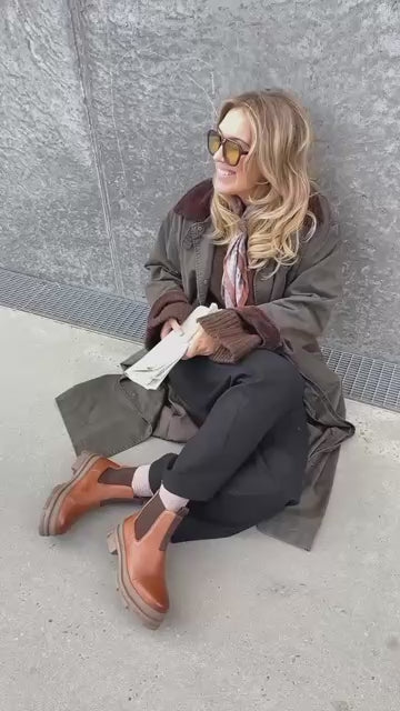 COPENHAGEN SHOES YOU AND ME LOW Laarzen 0241 COGNAC