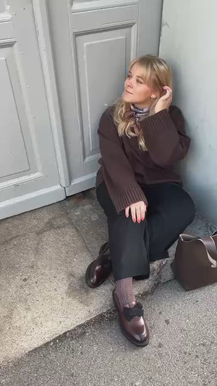 COPENHAGEN SHOES SURROUND ME LEATHER Loafers 0012 BROWN