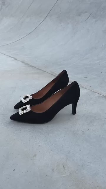 COPENHAGEN SHOES NEW LA Heels 0001 BLACK