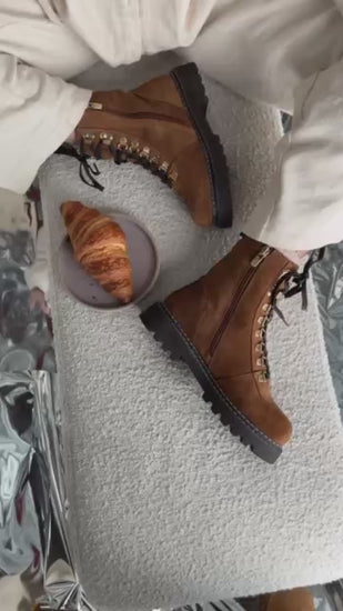 COPENHAGEN SHOES LIVING LIFE Laarzen 148 Cognac suede