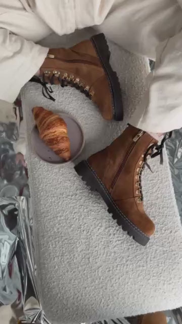 COPENHAGEN SHOES LIVING LIFE Laarzen 148 Cognac suede