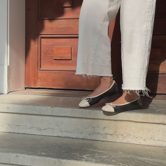 COPENHAGEN SHOES MY OWN BALLERINAS Ballerinas 500 BLACK/CREAM