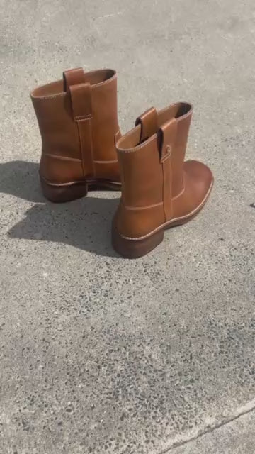 COPENHAGEN SHOES SAY MORE - BROWN/TAN Laarzen 125 TAN
