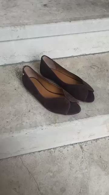 COPENHAGEN SHOES LIKE A MELODY PLAIN Ballerinas 004 Dark brown