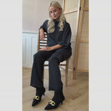 Copenhagen Shoes by Josefine Valentin LOVE ME SUEDE Boot 0001 BLACK