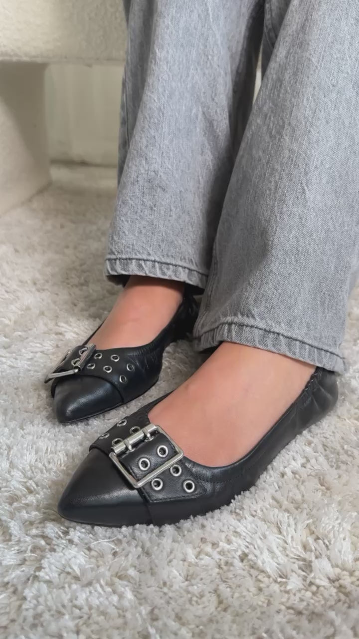 COPENHAGEN SHOES THE REASON WHY BLK. Ballerinas 0001 BLACK