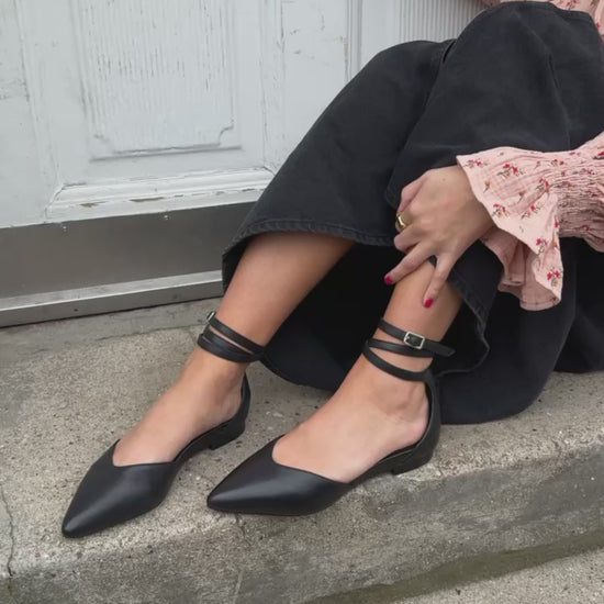 COPENHAGEN SHOES FLOWER CHILD Ballerinas 0001 BLACK