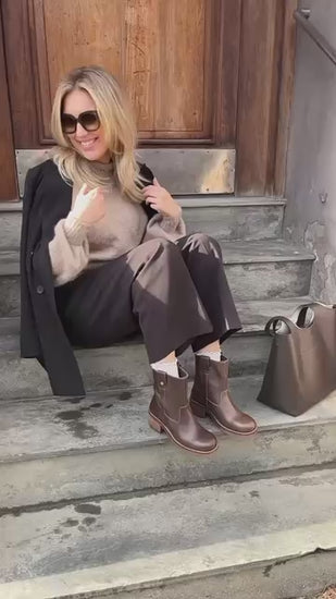 COPENHAGEN SHOES SAY MORE - BROWN/TAN Laarzen 0012 BROWN