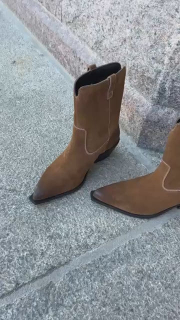 COPENHAGEN SHOES THE COUTURE WALK S. Laarzen 0134 TOBACCO
