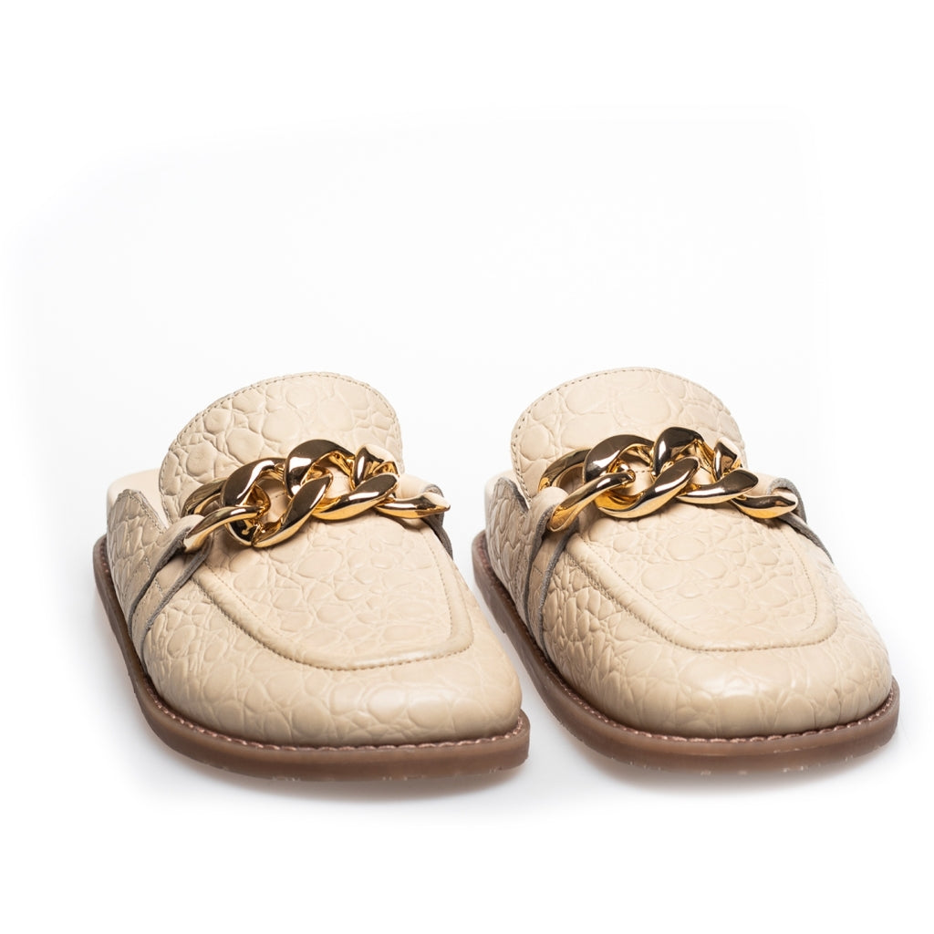 COPENHAGEN SHOES DOLLAR LIMITED EDITION Mules 0002 BEIGE