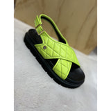 COPENHAGEN SHOES GOING WILD NEON Sandal 03 NEON GREEN