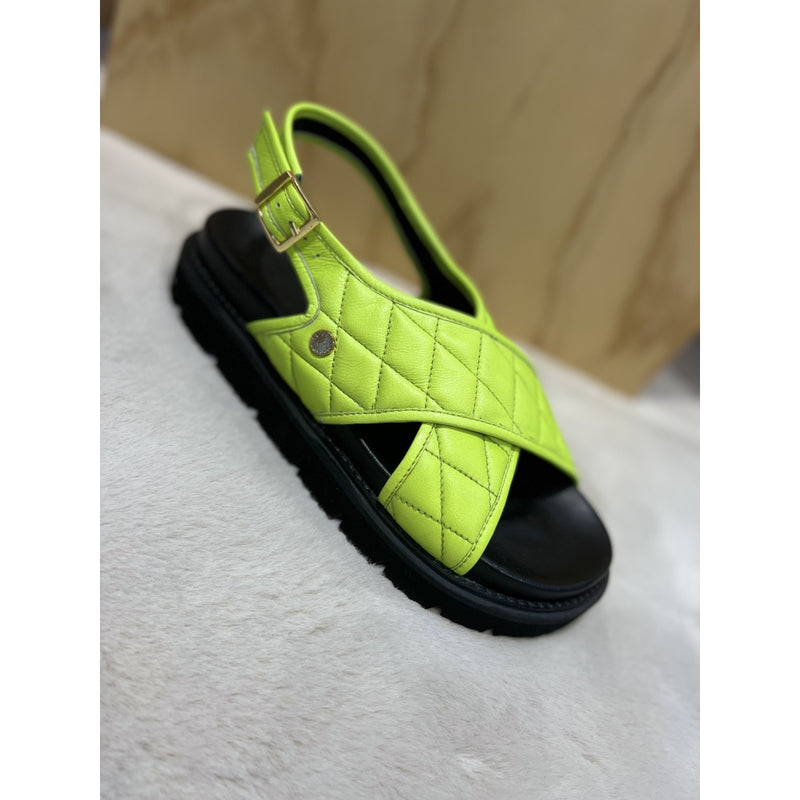 COPENHAGEN SHOES GOING WILD NEON Sandal 03 NEON GREEN