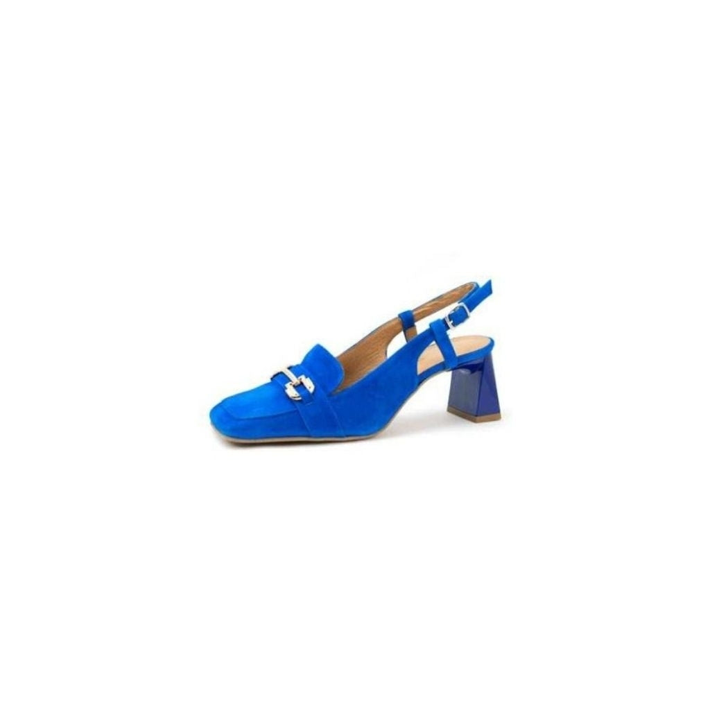 COPENHAGEN SHOES LIKE YOU - SUEDE Heels 1202 ELECTRIC BLUE