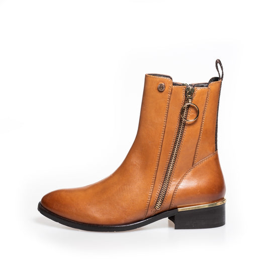 COPENHAGEN SHOES NEW FEVER 22 COGNAC Laarzen 0241 COGNAC