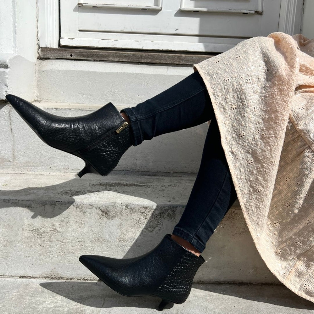 COPENHAGEN SHOES PARI' CRC. Laarzen 103 Black croco