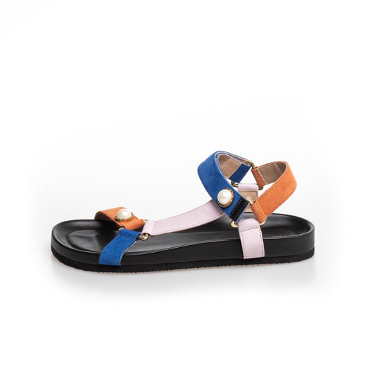 COPENHAGEN SHOES PEACE WITH PEARL 22 Sandalen 01 Black Multi