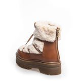 COPENHAGEN SHOES SNOW BY SNOW 22 LOW Boot 2229 COGNAC OFF-WHITE